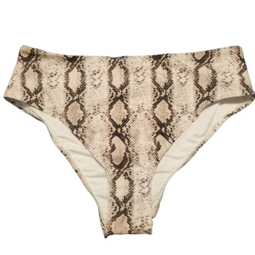 Snake Skin Design Bikini Bottoms
